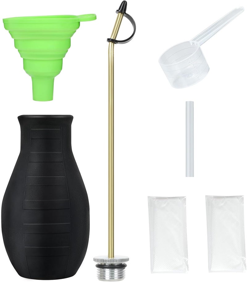 CZA Diatomaceous Earth Duster, Powder Sprayer, Garden Duster Applicator Dispenser with Long Plastic Tube for Organic Gardening Agricultural Supplies for Diatomaceous Earth & Other Home Powder Applications - Image 1